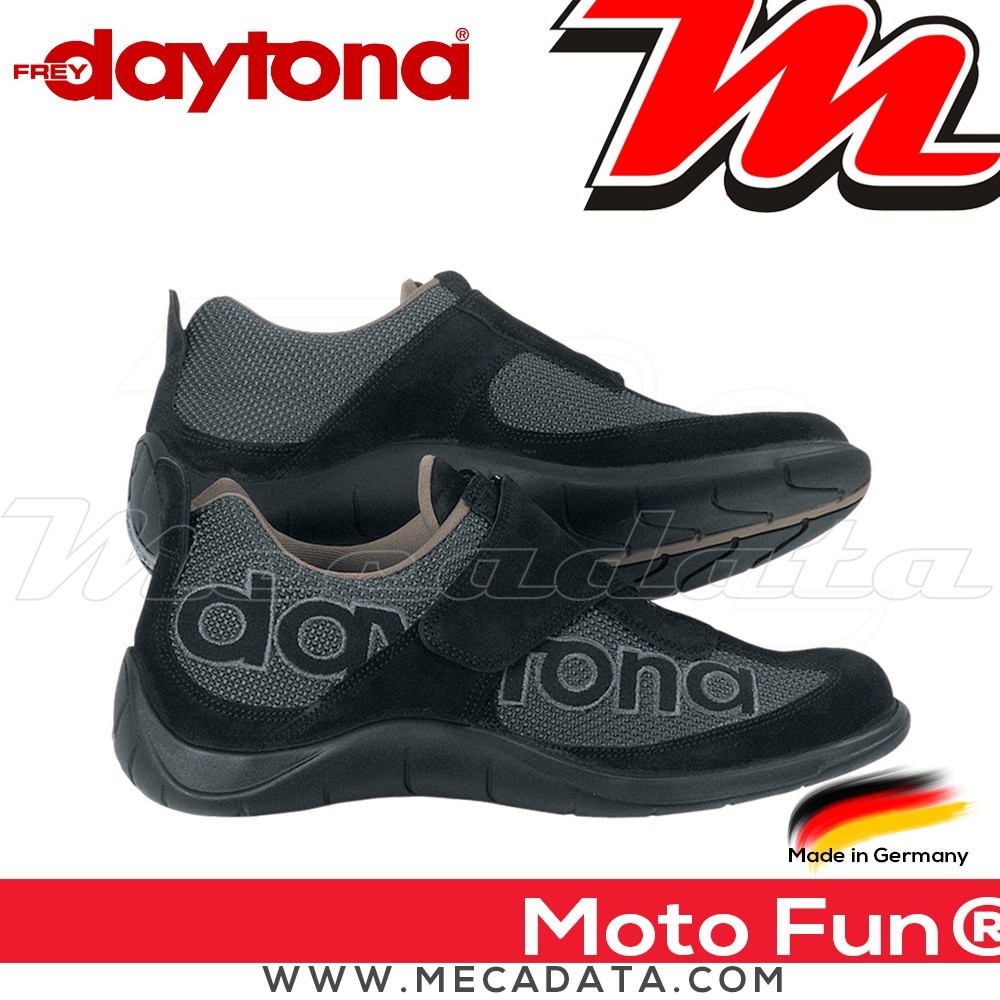 Chaussures moto Daytona Moto Fun  Couleur:Noir/Métallisé