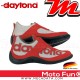 Chaussures moto Daytona Moto Fun Couleur:Rouge/Argent