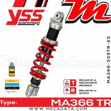 Amortisseur ~ YSS MA366-305TR-23-85 