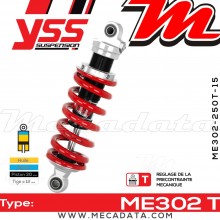Amortisseur ~ YSS ME302-250T-15-85 