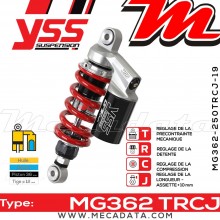 Amortisseur ~ YSS MG362-250TRCJ-19-858 