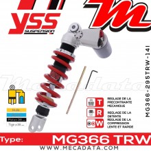 Amortisseur ~ YSS MG366-295TRW-14I-859 