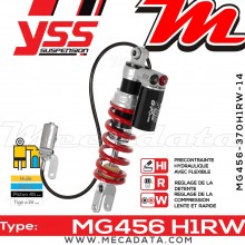 Amortisseur ~ YSS MG456-370H1RW-14-858 