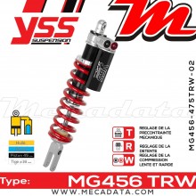 Amortisseur ~ YSS MG456-475TRW-02-858F 