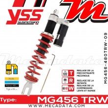 Amortisseur ~ YSS MG456-480TRW-09-858F 