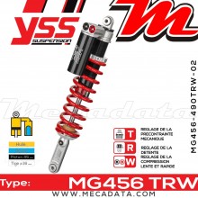 Amortisseur ~ YSS MG456-490TRW-02-858F 