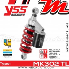 Amortisseur ~ YSS MK302-240TL-08-858 