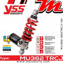 Amortisseur ~ YSS MU362-250TRCJ19I-858 
