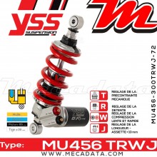Amortisseur ~ YSS MU456-300TRWJ-72-858 