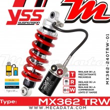 Amortisseur ~ YSS MX362-240TRW-01-858 
