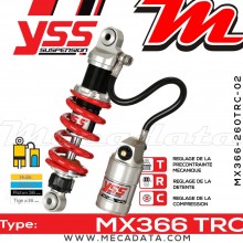 Amortisseur ~ YSS MX366-260TRC-02-858 