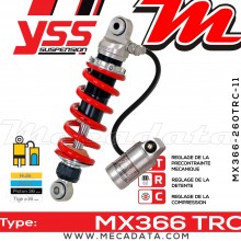 Amortisseur ~ YSS MX366-260TRC-11-858 