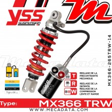 Amortisseur ~ YSS MX366-265TRW-14-858 