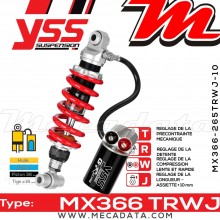 Amortisseur ~ YSS MX366-265TRWJ-10-858 