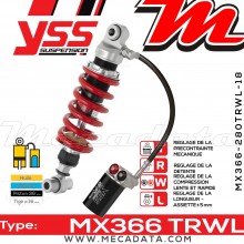 Amortisseur ~ YSS MX366-280TRWL-18-858 