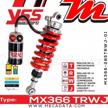 Amortisseur ~ YSS MX366-285TRWJ-01-858 