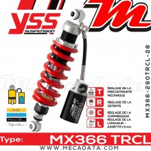 Amortisseur ~ YSS MX366-290TRCL-28-858 