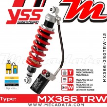 Amortisseur ~ YSS MX366-350TRW-12-858 