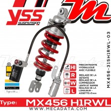 Amortisseur ~ YSS MX456-315H1RWL03-858 