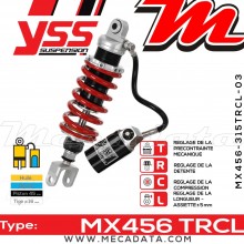 Amortisseur ~ YSS MX456-315TRCL-03-858 