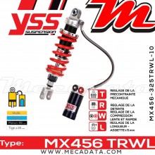 Amortisseur ~ YSS MX456-325TRWL-10-858 