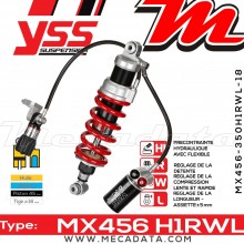 Amortisseur ~ YSS MX456-350H1RWL18-858 