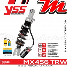 Amortisseur ~ YSS MX456-400TRW-09-888 