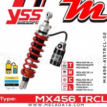 Amortisseur ~ YSS MX456-415TRCL-02-858 