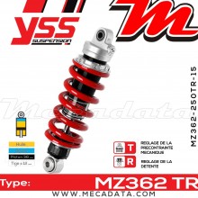 Amortisseur ~ YSS MZ362-250TR-15-85 