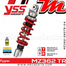 Amortisseur ~ YSS MZ362-280TR-04-85 