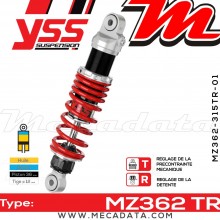 Amortisseur ~ YSS MZ362-315TR-01-85 