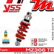 Amortisseur ~ YSS MZ366-210TR-03-85 