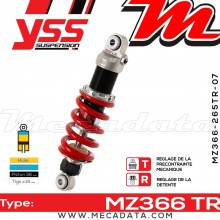 Amortisseur ~ YSS MZ366-265TR-07-85 