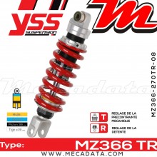 Amortisseur ~ YSS MZ366-270TR-08-85 