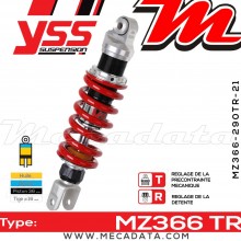 Amortisseur ~ YSS MZ366-290TR-21-85 