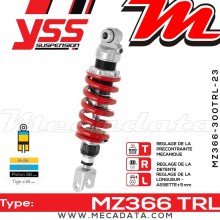 Amortisseur ~ YSS MZ366-300TRL-23-85 