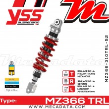 Amortisseur ~ YSS MZ366-310TRL-52-85 