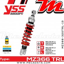 Amortisseur ~ YSS MZ366-320TRL-13-85 