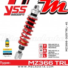 Amortisseur ~ YSS MZ366-325TRL-41-85 
