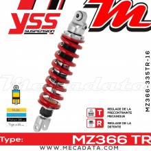 Amortisseur ~ YSS MZ366-335TR-16-85 