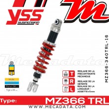 Amortisseur ~ YSS MZ366-340TRL-16-85 