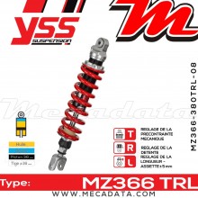 Amortisseur ~ YSS MZ366-380TRL-08-85 
