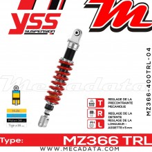 Amortisseur ~ YSS MZ366-400TRL-04-85 