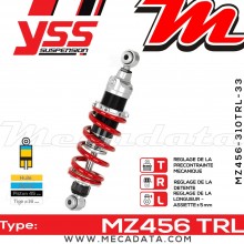 Amortisseur ~ YSS MZ456-310TRL-33-85 