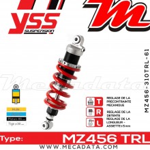 Amortisseur ~ YSS MZ456-310TRL-61-85 