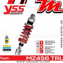 Amortisseur ~ YSS MZ456-315TRL-25-85 