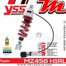 Amortisseur ~ YSS MZ456-330H1RL-11-85 