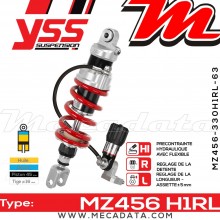 Amortisseur ~ YSS MZ456-330H1RL-63-85 