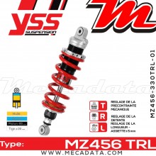 Amortisseur ~ YSS MZ456-330TRL-01-85 