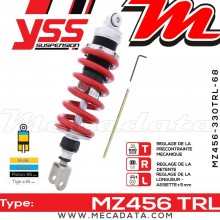 Amortisseur ~ YSS MZ456-330TRL-68-85 